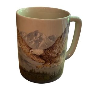Vintage Otagiri Japan Eagle and Mountain Mug